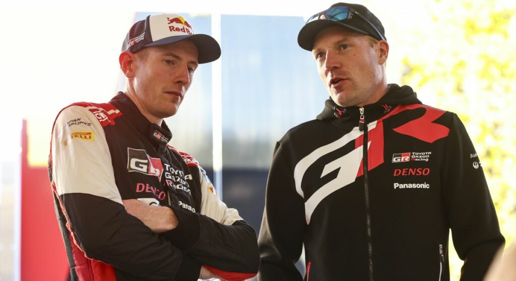 Elfyn Evans ja Jari-Matti Latvala